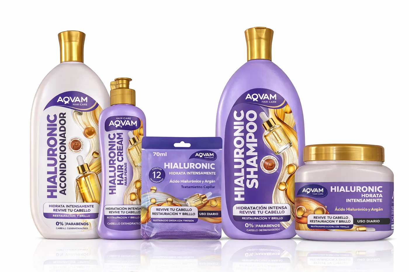 Línea Hialuronic Aqvam — todos los productos