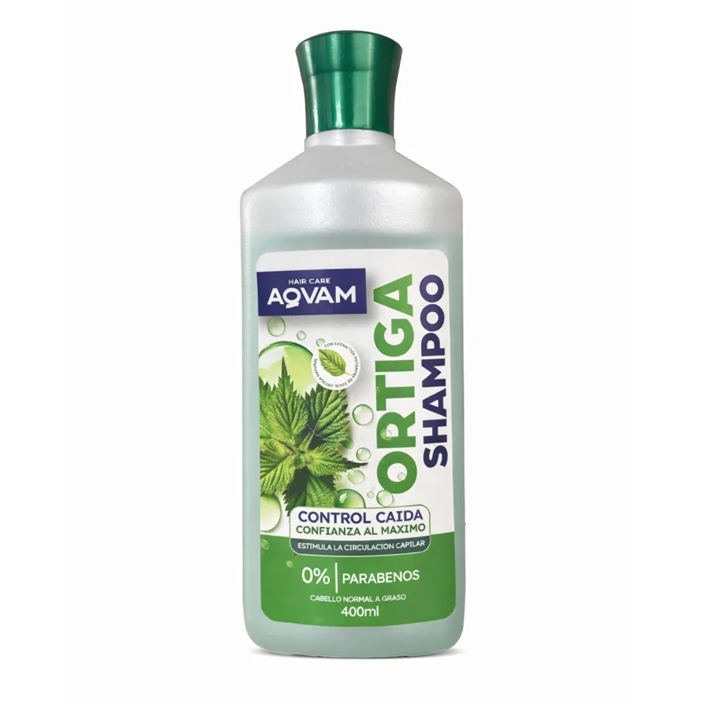 Shampoo Ortiga Anti Caída Aqvam