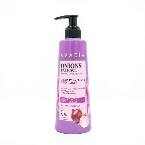 Crema de Peinar Reparadora Anti Frizz Cebolla
